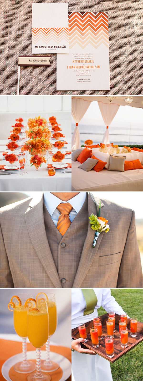 Orange Wedding Colors
 What Your Wedding Color Says About Your Personality
