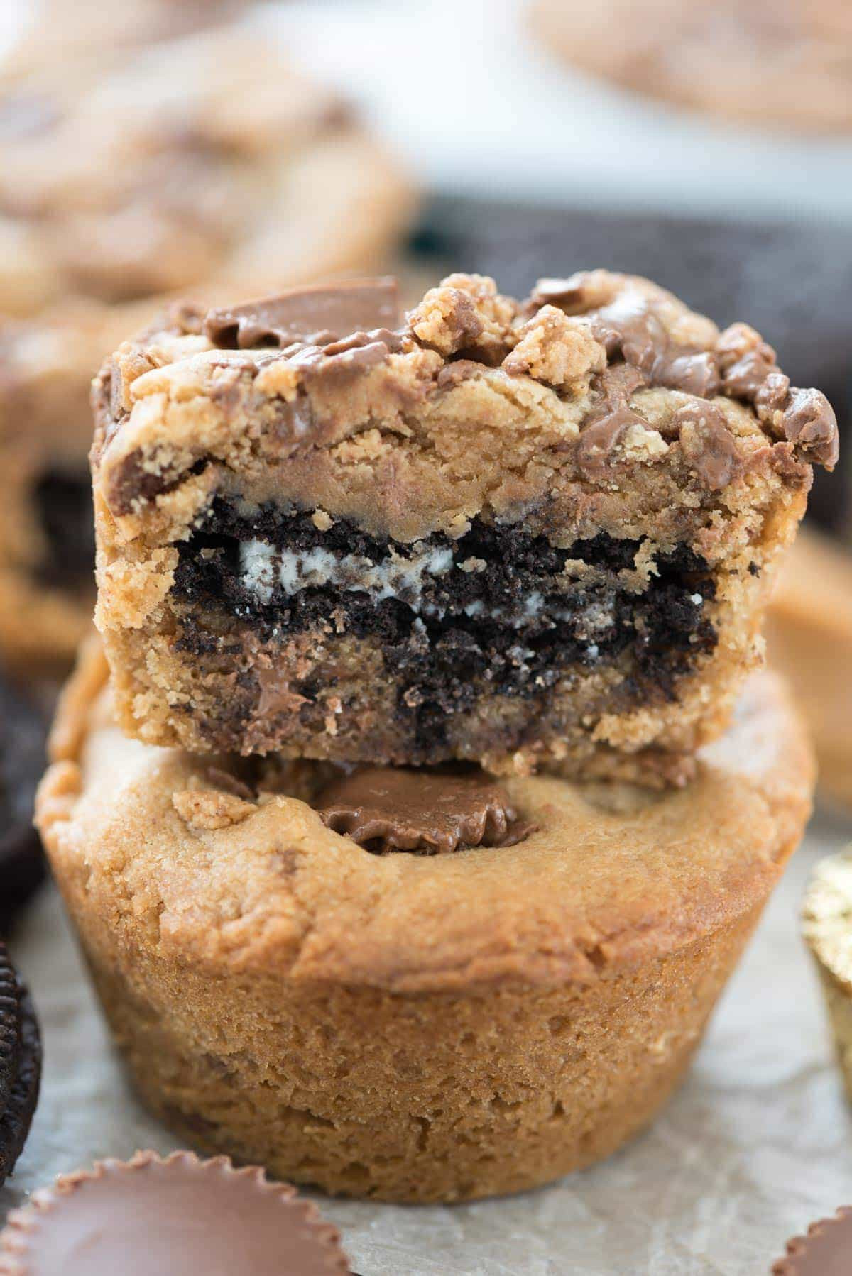 Oreo Cookies Recipe
 Extreme Oreo Stuffed Peanut Butter Cookies Crazy For Crust