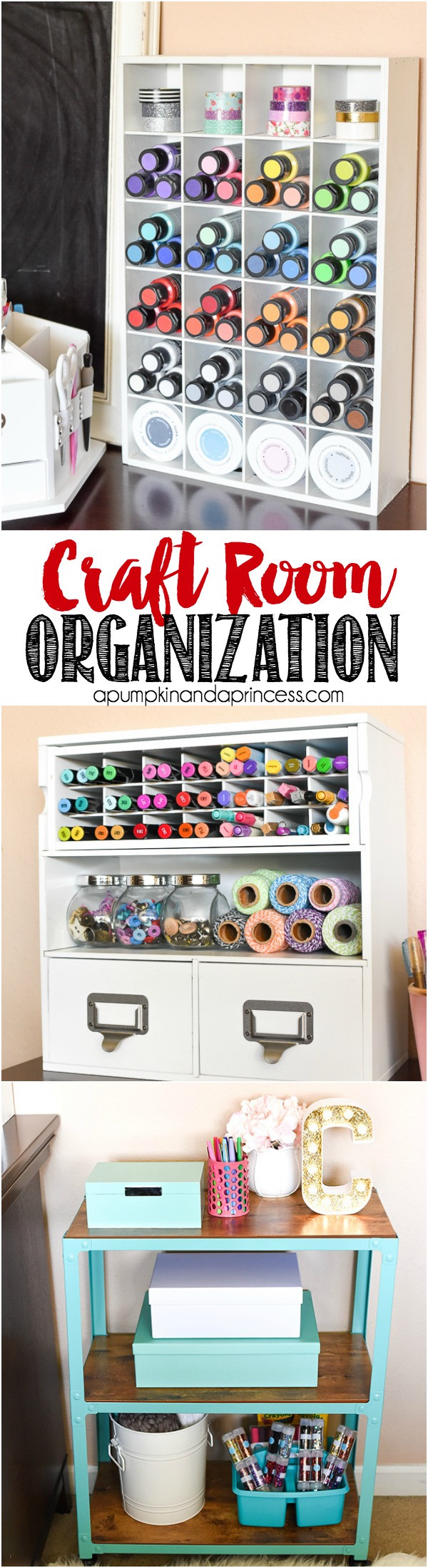 Organization Ideas For Craft Room
 Craft Room Organization A Pumpkin And A Princess