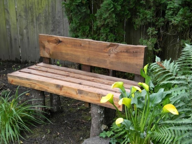 Outdoor Bench DIY
 The Most Awesome 30 DIY Benches for Your Garden