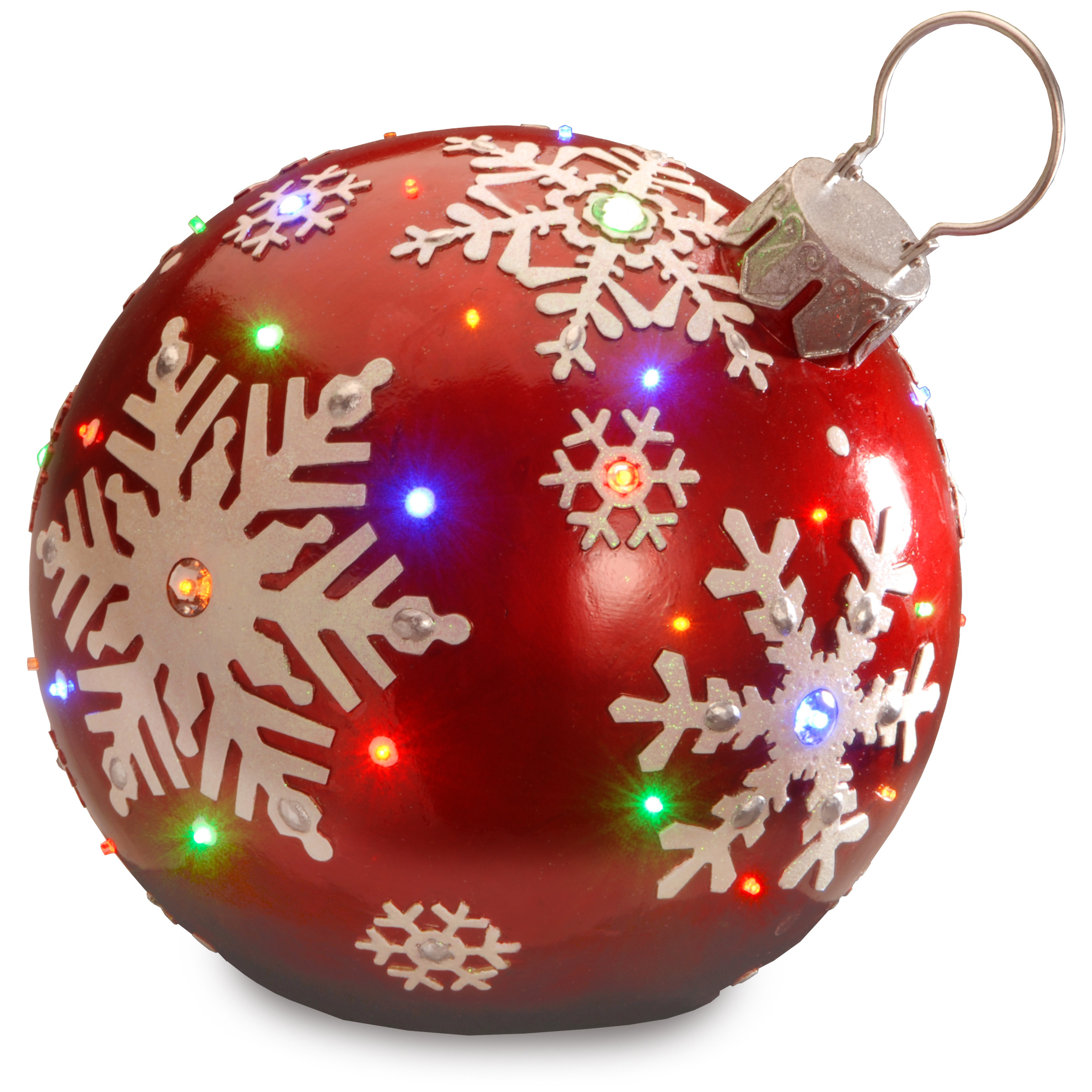 Outdoor Christmas Tree Ornaments
 National Tree pany 18" Red Jeweled Ornament with
