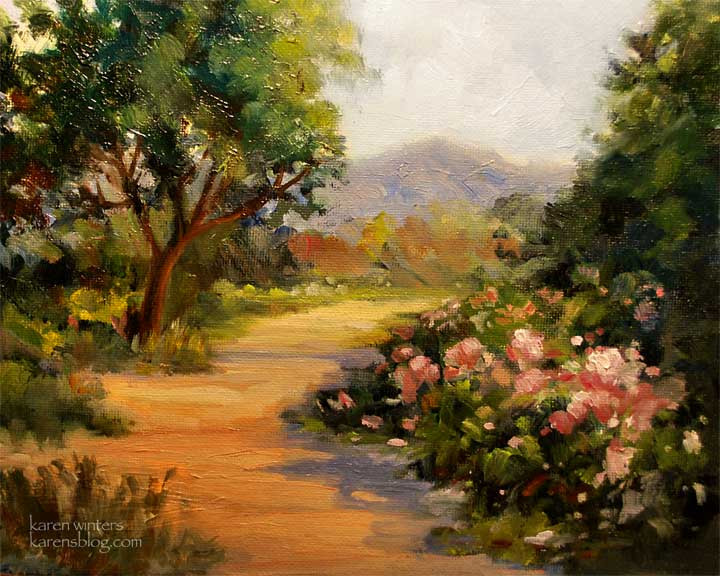 Outdoor Landscape Painting
 Pasadena California Landscape Paintings and Plein Air