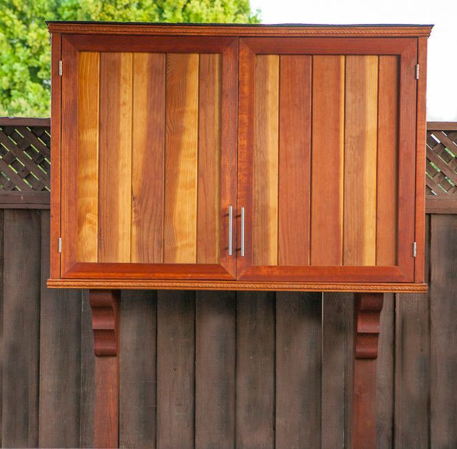 Outdoor Tv Enclosure DIY
 Outdoor TV Cabinet with Double Doors Building Plan