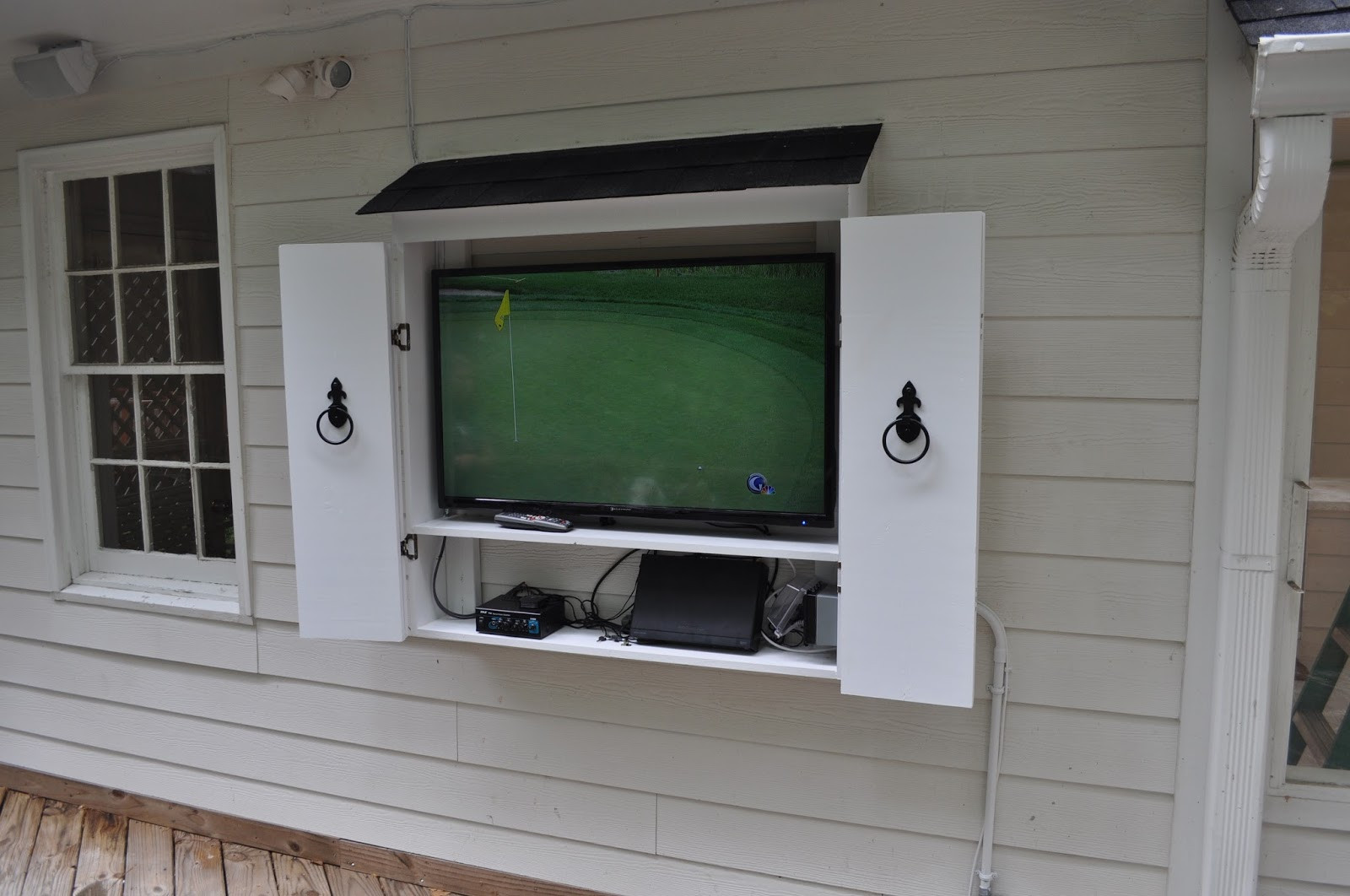 Outdoor Tv Enclosure DIY
 The Cow Spot September 2013
