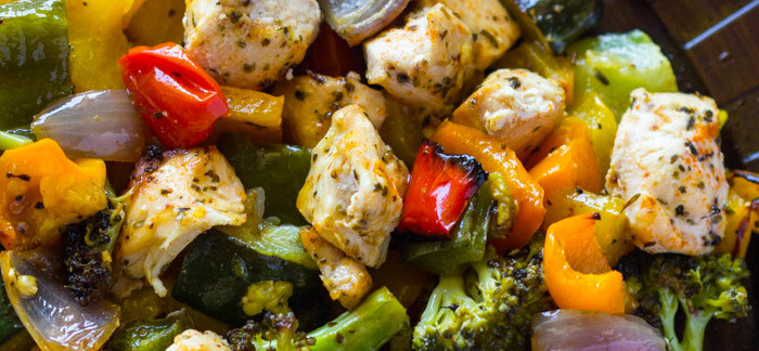 Oven Roasted Chicken Pieces And Vegetables
 15 Minute Healthy Roasted Chicken And Veggies Food For