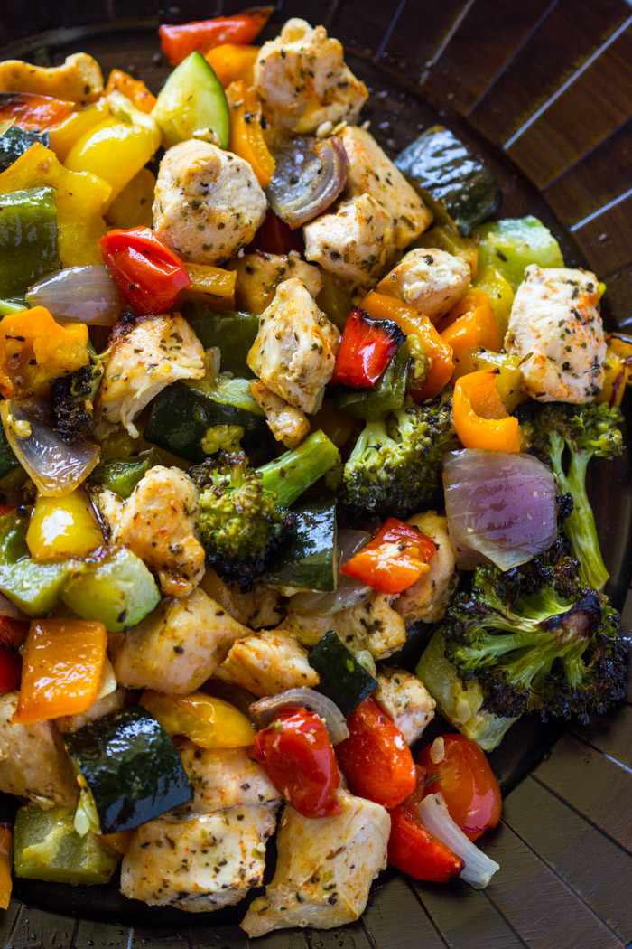 Oven Roasted Chicken Pieces And Vegetables
 15 Minute Healthy Roasted Chicken and Veggies Video