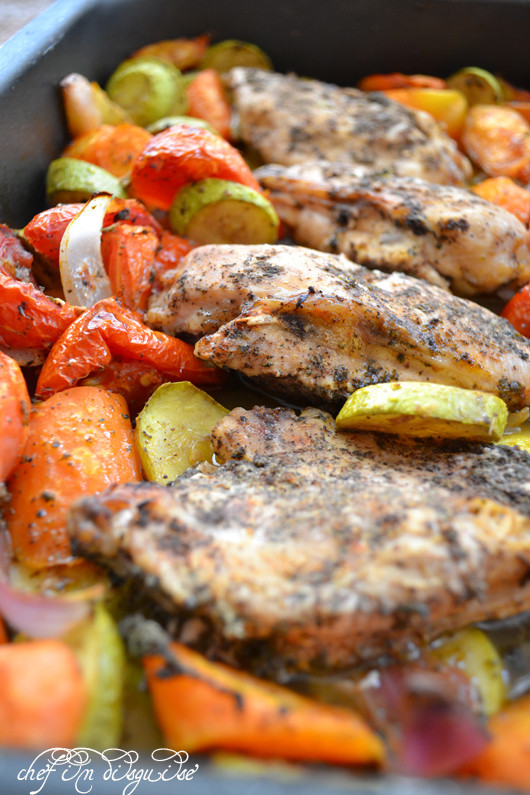 Oven Roasted Chicken Pieces And Vegetables
 Herbed lemon chicken with roasted ve ables – Chef in
