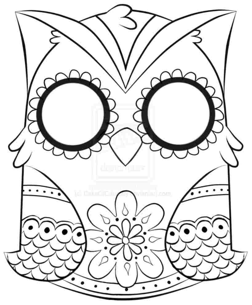 Owl Coloring Pages For Girls
 Girl Owl Coloring Pages Coloring Home