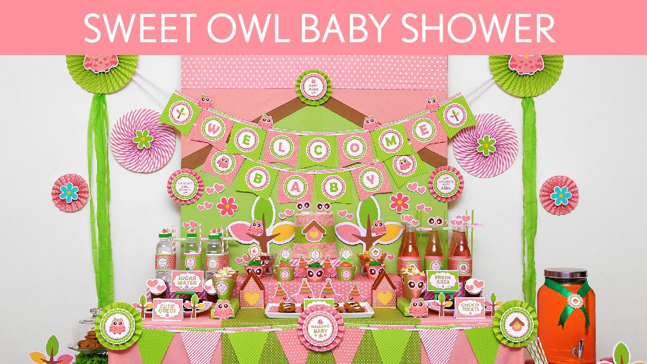 Owl Decor For Baby Shower
 Sweet Owl Baby Shower Ideas Sweet Owl S41