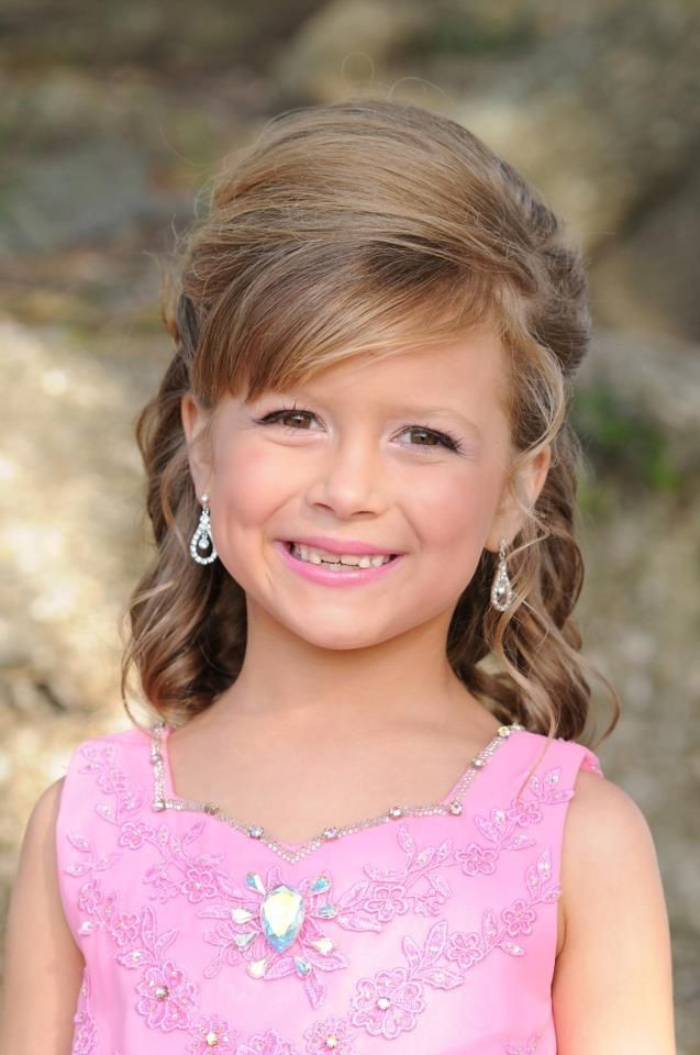 Pageant Hairstyles For Kids
 Hair and make up for pageant