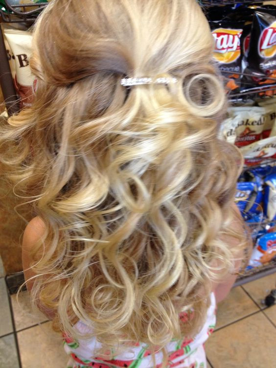 Pageant Hairstyles For Kids
 Pageant hair Cute hairdos for my gals