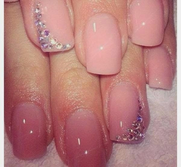 Pale Pink Nail Designs
 Best Light Pink Nail Design nails side