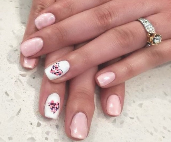 Pale Pink Nail Designs
 19 Valentine s Day Nails And Manicure Ideas You Need To Try