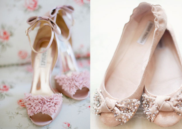 Pale Pink Wedding Shoes
 Inspiration Pink Wedding Shoes