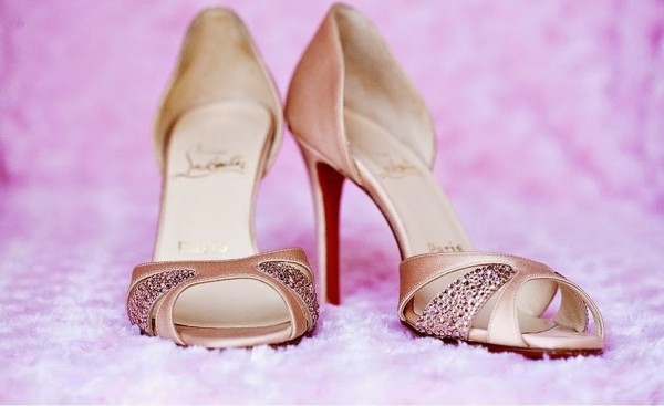 Pale Pink Wedding Shoes
 Blush Pale & Soft Pink Wedding Ideas