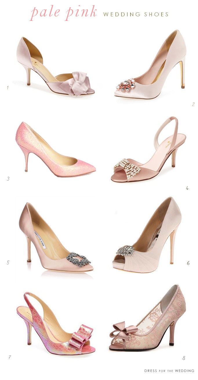 Pale Pink Wedding Shoes
 Pale Pink Wedding Shoes