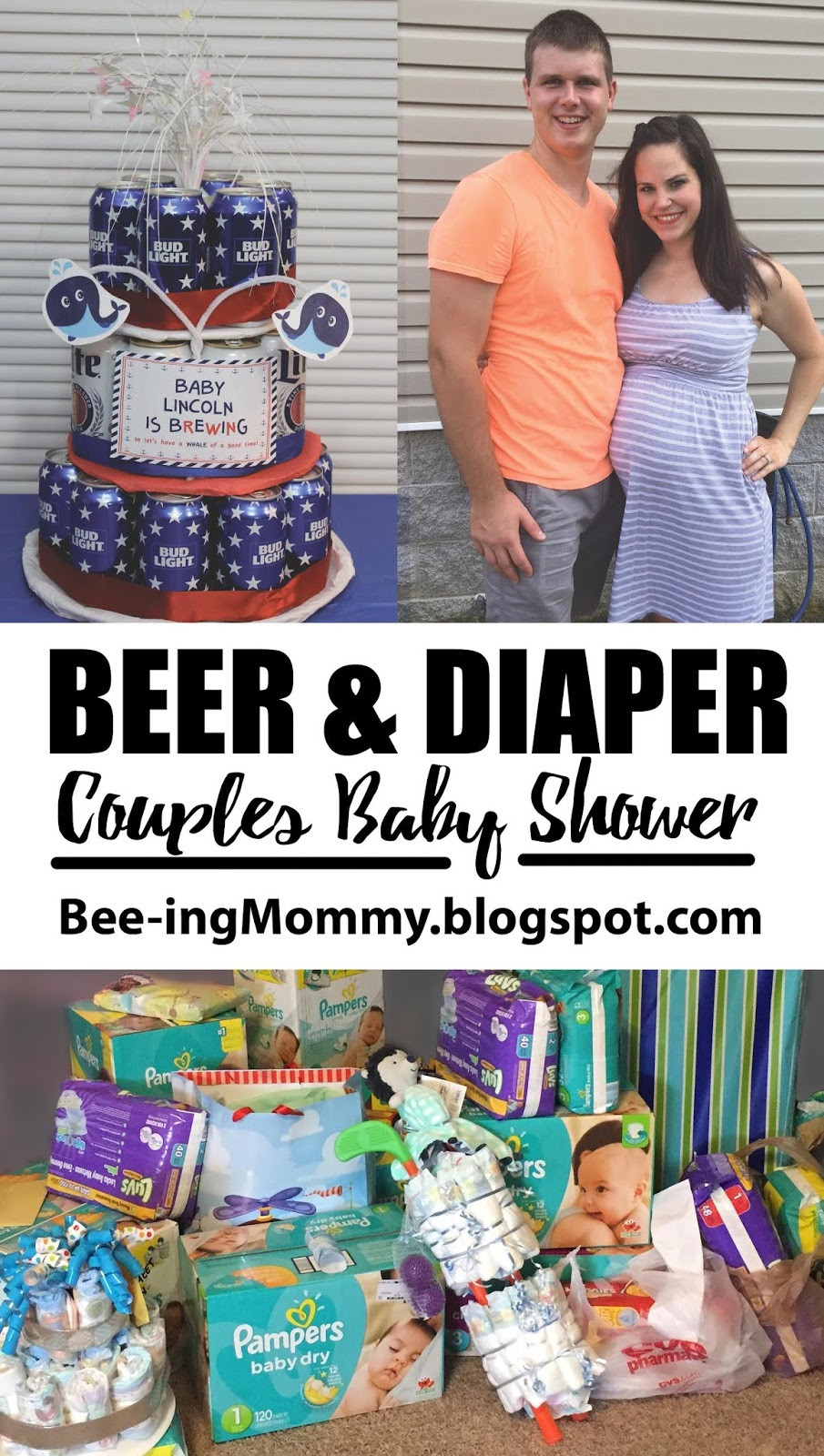Pamper Party Ideas For Baby Shower
 Couples Baby Shower Diaper & Beer Party