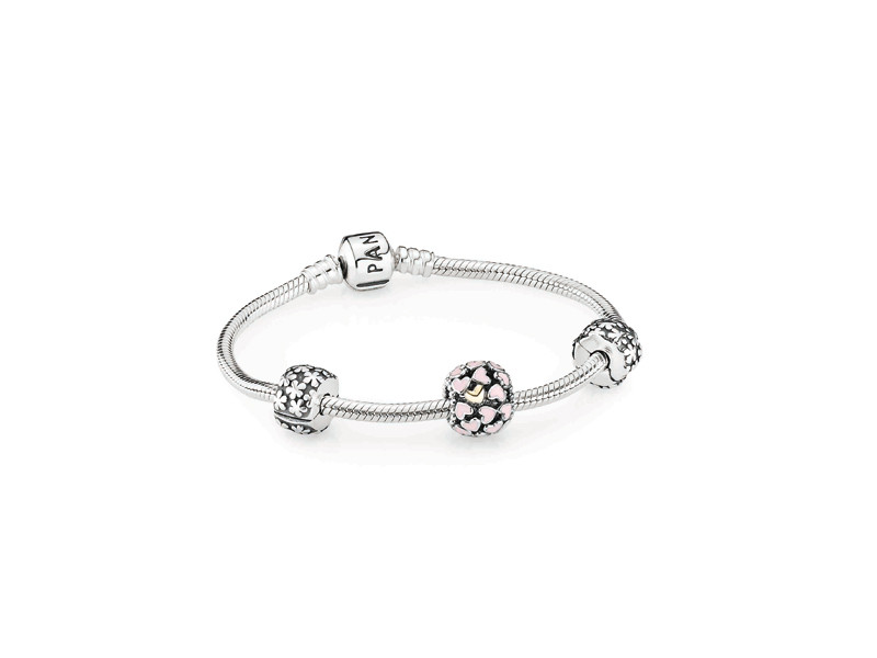 Pandora Starter Bracelet
 Pandora Starter Bracelet With Openwork Heart Charm