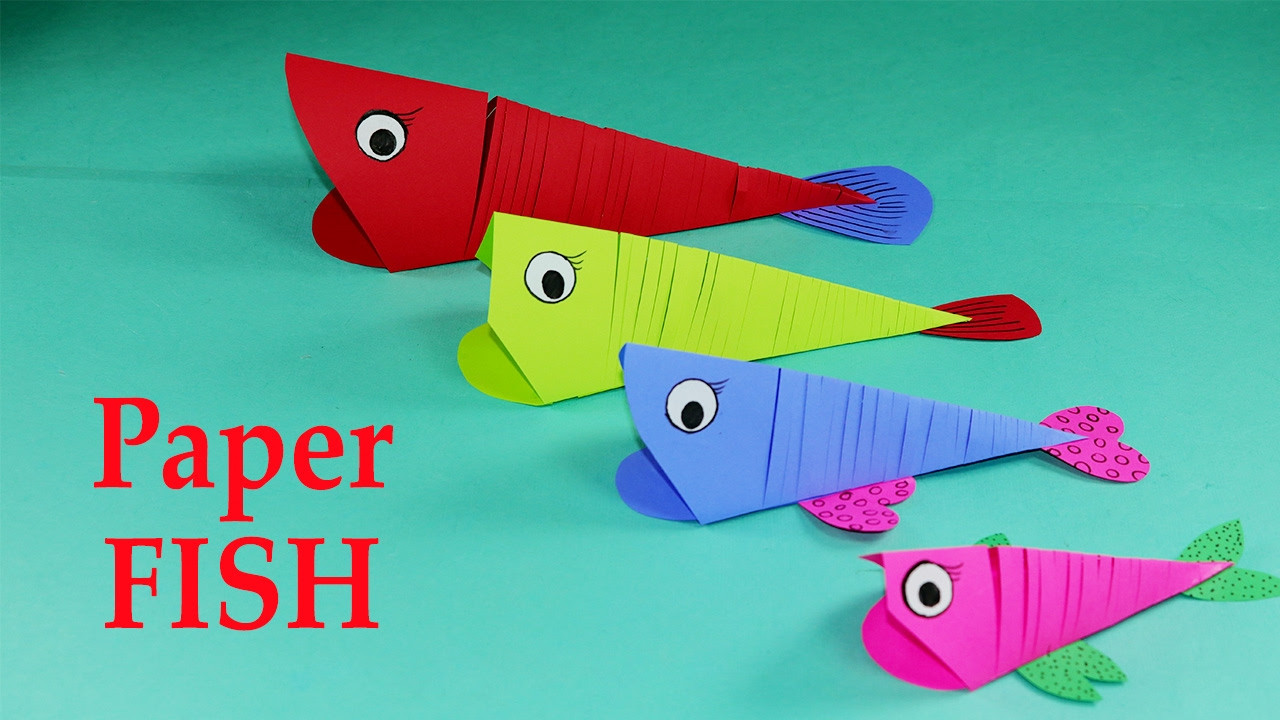 Paper Craft For Children
 Paper Crafts for Kids Easy Paper Fish Crafts DIY