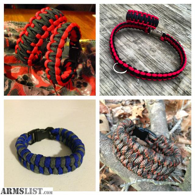 Paracord Bracelets For Sale
 ARMSLIST For Sale Paracord Survival Bracelets Dog