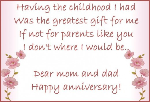 Parent Anniversary Quotes
 Cute Anniversary Quotes For Parents QuotesGram