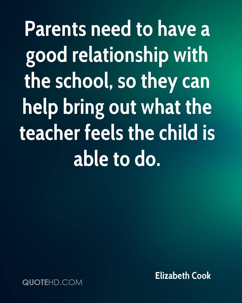 Parent Child Relationship Quotes
 Elizabeth Cook Quotes