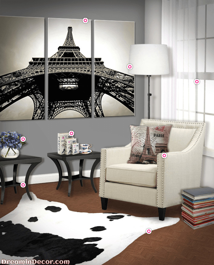 Paris Living Room Decor
 How to Create a Paris Themed Living Room with an Authentic