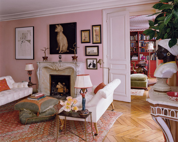 Paris Living Room Decor
 LUSTER INTERIORS So Fine