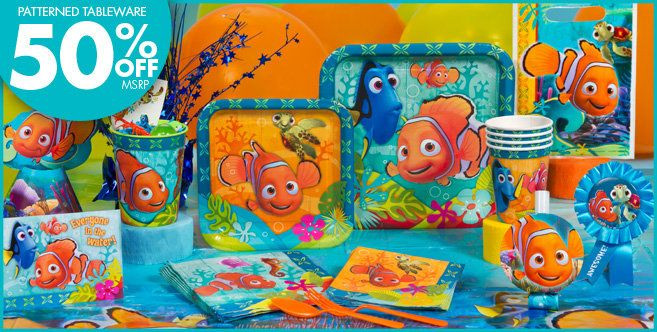 Party City 1st Birthday Boy
 Finding Nemo Party Supplies & Birthday Decorations Party