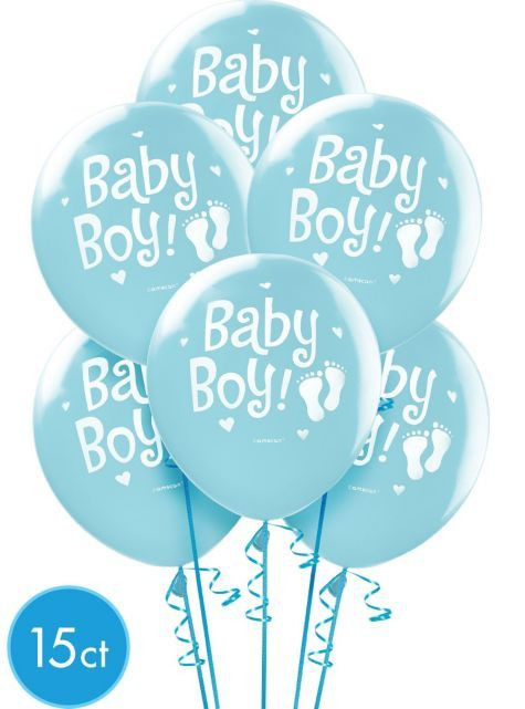 Party City Baby Balloons
 Baby Boy Blue Balloons 12in 15ct Party City 15 $4 99