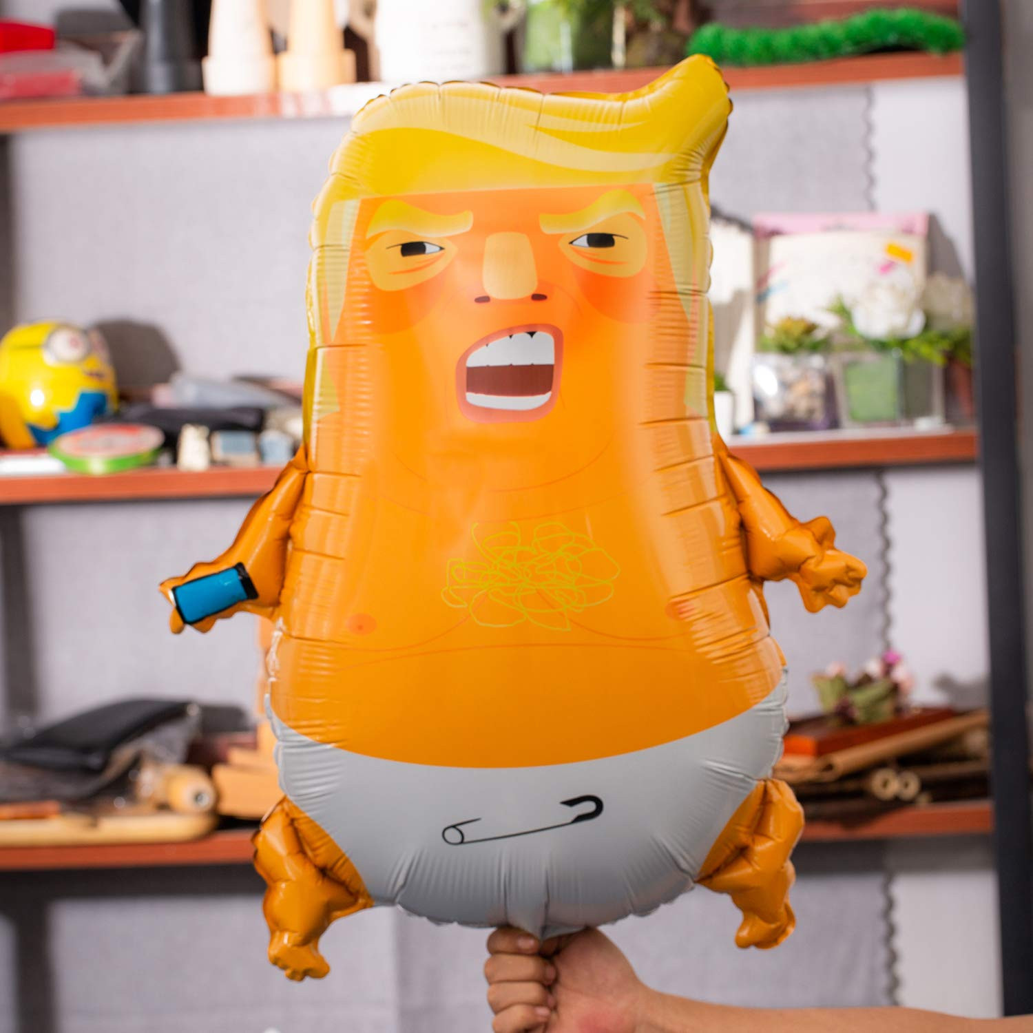Party City Baby Balloons
 Amazon Trump Baby Balloons 3 Inflatable Balloons