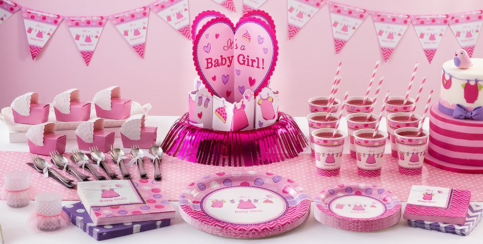 Party City Baby Girl Shower Decorations
 It s a Girl Baby Shower Party Supplies Party City