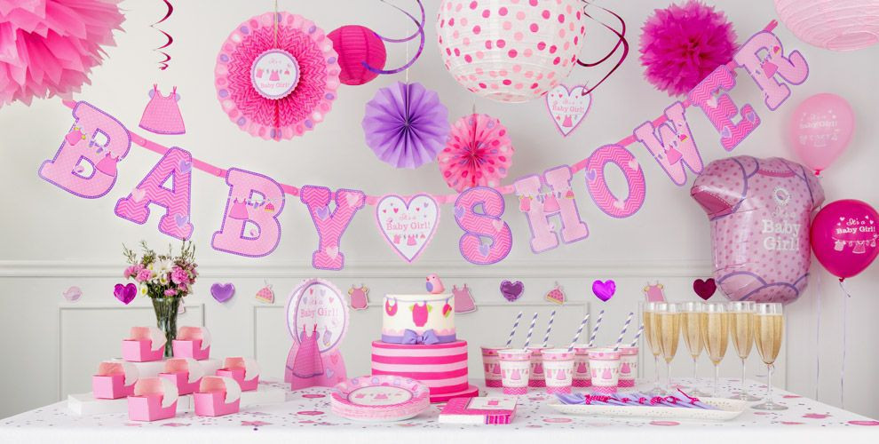 Party City Baby Shower Items
 It s a Girl Baby Shower Decorations Party City