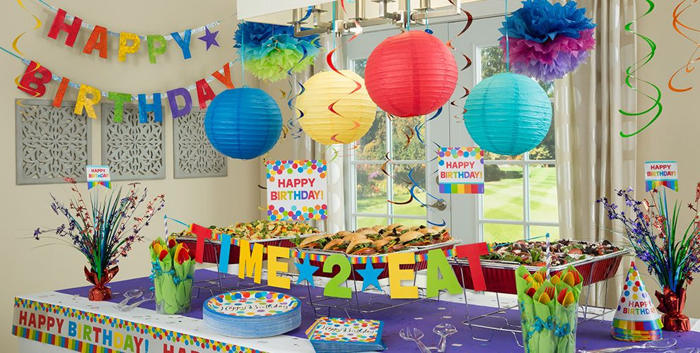 Party City Birthday Party Ideas
 Rainbow Birthday Party Supplies Party City