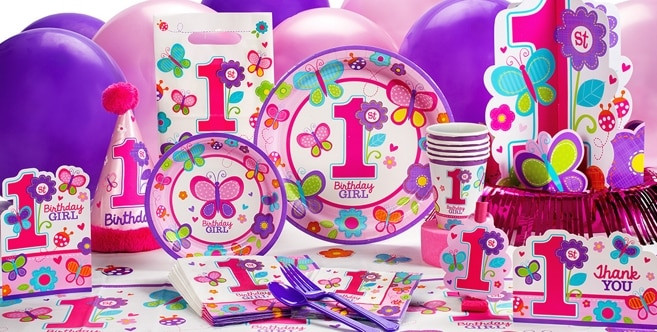 Party City Birthday Party Ideas
 Sweet Girl 1st Birthday Party Supplies 1st Birthday