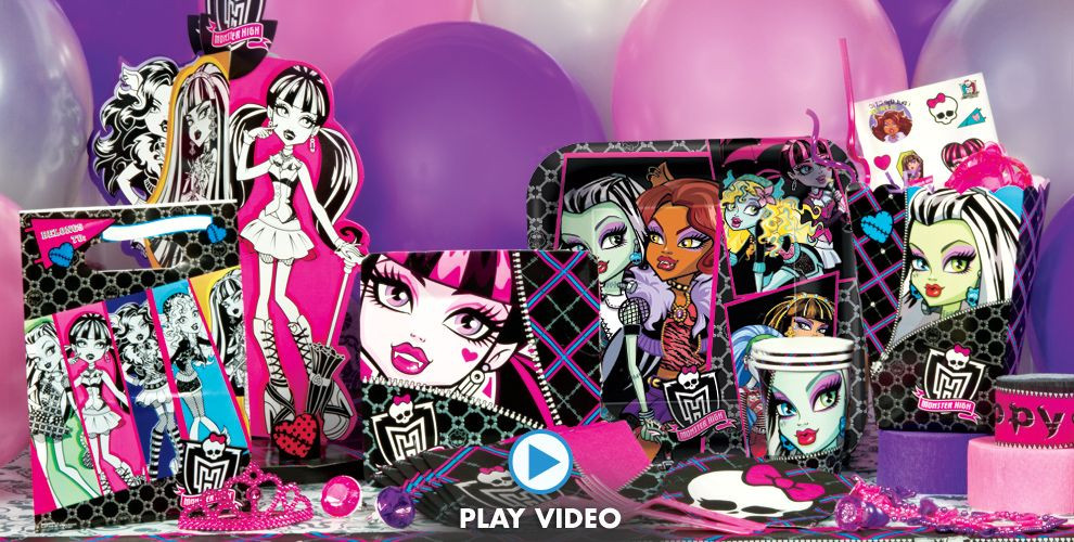 Party City Birthday Party Ideas
 Monster High Party Supplies Monster High Birthday Ideas