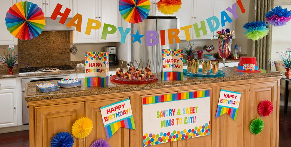 Party City Birthday Party Ideas
 Rainbow Birthday Party Supplies