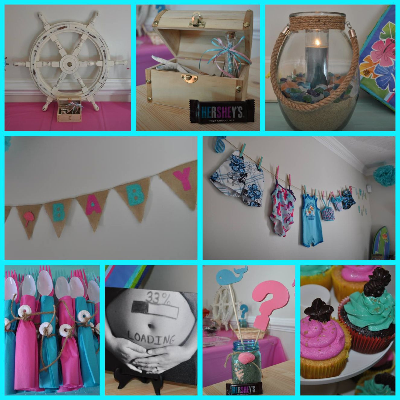 Party City Gender Reveal Ideas
 Beach baby gender reveal party