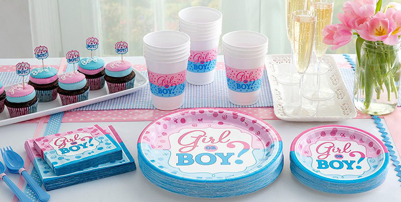 Party City Gender Reveal Ideas
 Gender Reveal Party Supplies for Baby Shower