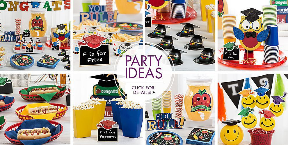 Party City Graduation Ideas
 Schoolhouse Chalkboard Graduation Party Supplies Party City
