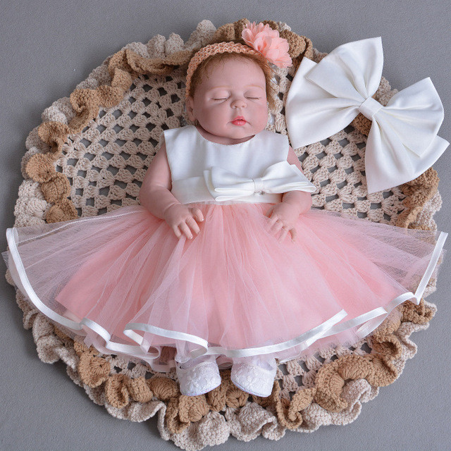 Party Dresses For 1 Year Old Baby Girl
 1 Year Old Birthday Baby Girl Dresses Pink Bow Party Wear