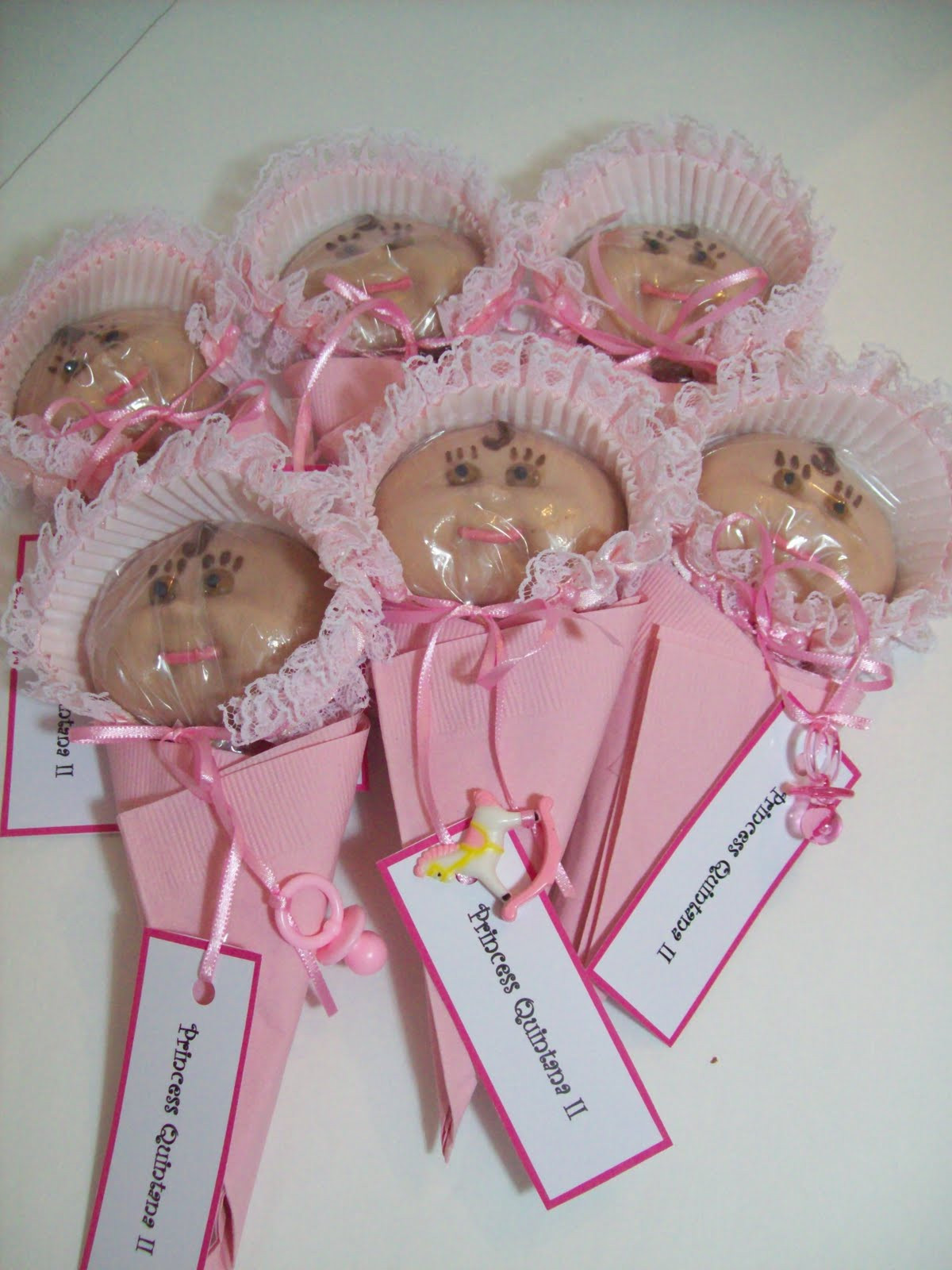 Party Favor Baby
 CedarGap Creations Cookies Chocolate Bonnet Babes Girl