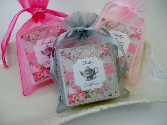 Party Favor Baby
 Tea Party Bridal Shower Favors Baby shower favors set of
