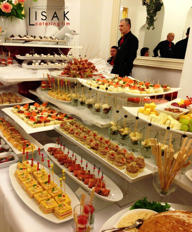 Party Food Display Ideas
 Catering Lisak fingerfood in 2019
