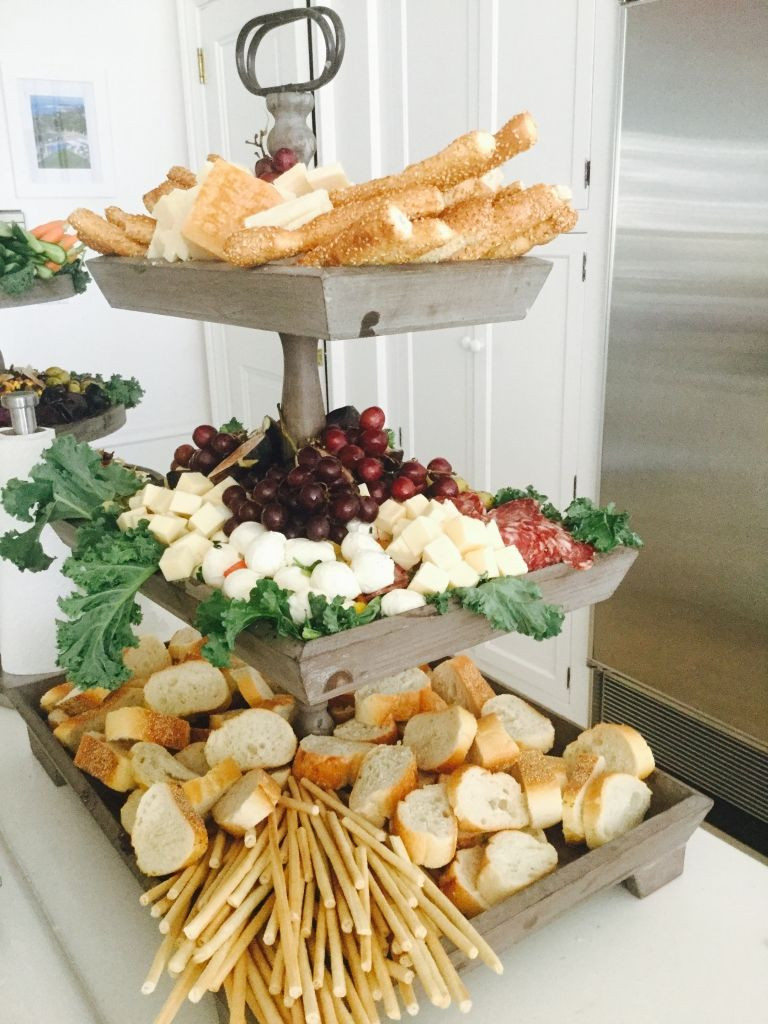 Party Food Display Ideas
 The anatomy of a tiered party platter