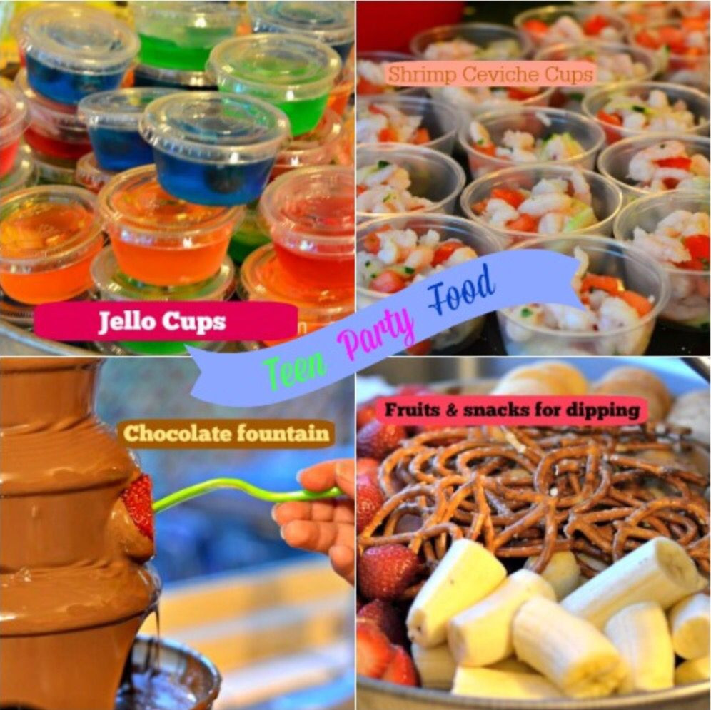 Party Food Ideas For Teenagers
 Pin on 13th birthday party ideas
