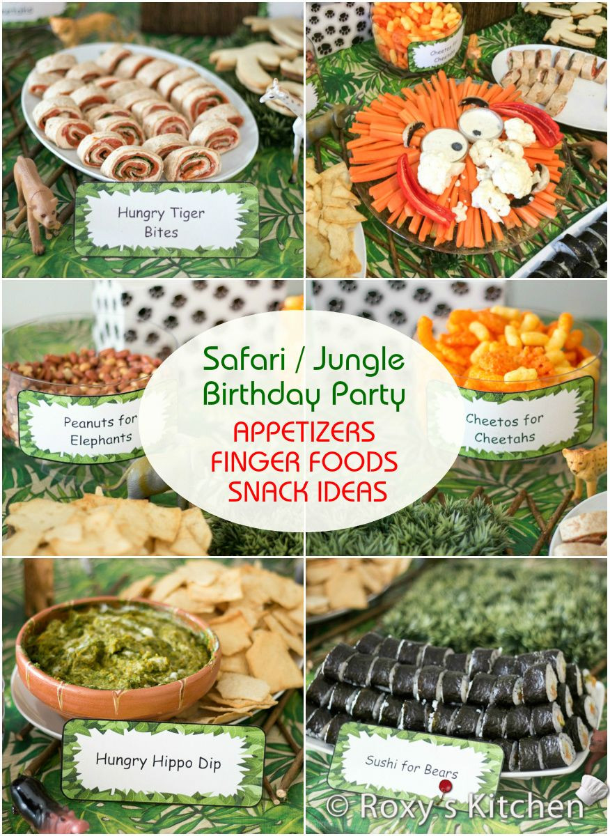 Party Food Themes Ideas
 Safari Jungle Themed First Birthday Party Part II
