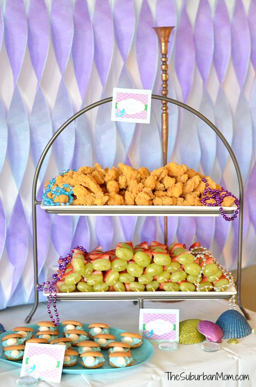Party Food Themes Ideas
 The Little Mermaid Ariel Birthday Party Ideas Food