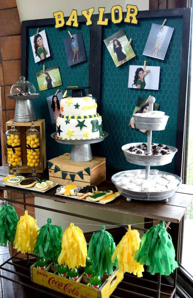 Party Ideas For College Graduation
 Cool dessert table at a graduation party See more party