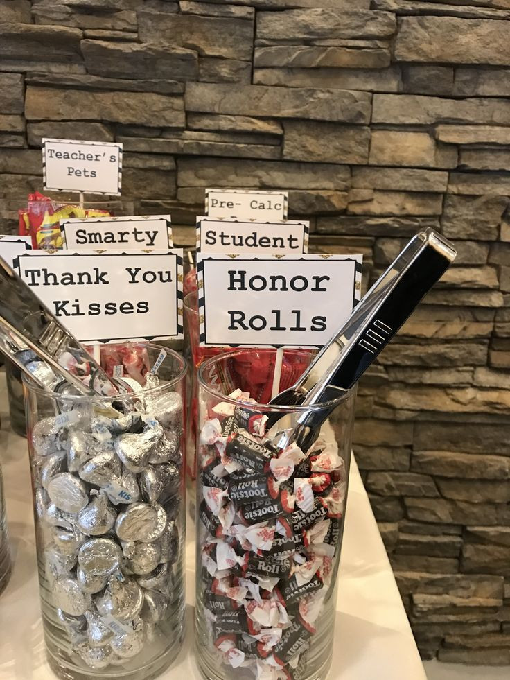 Party Ideas For College Graduation
 College graduation themed candy bar